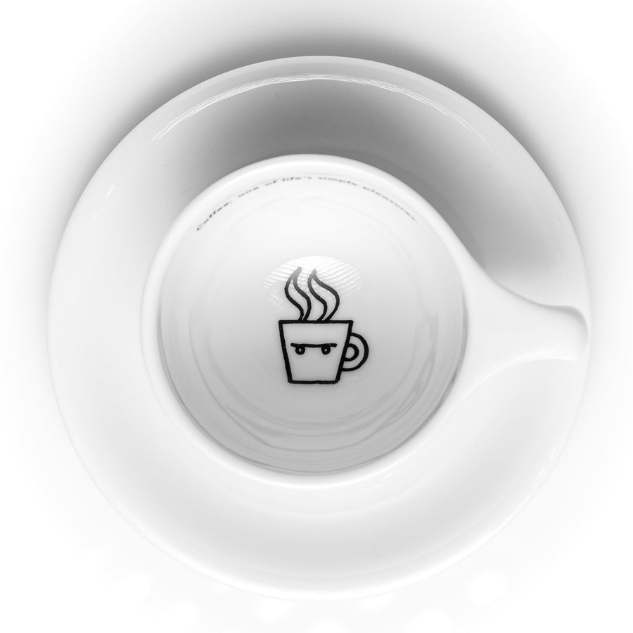 NotNeutral 3oz Espresso Cup + Saucer