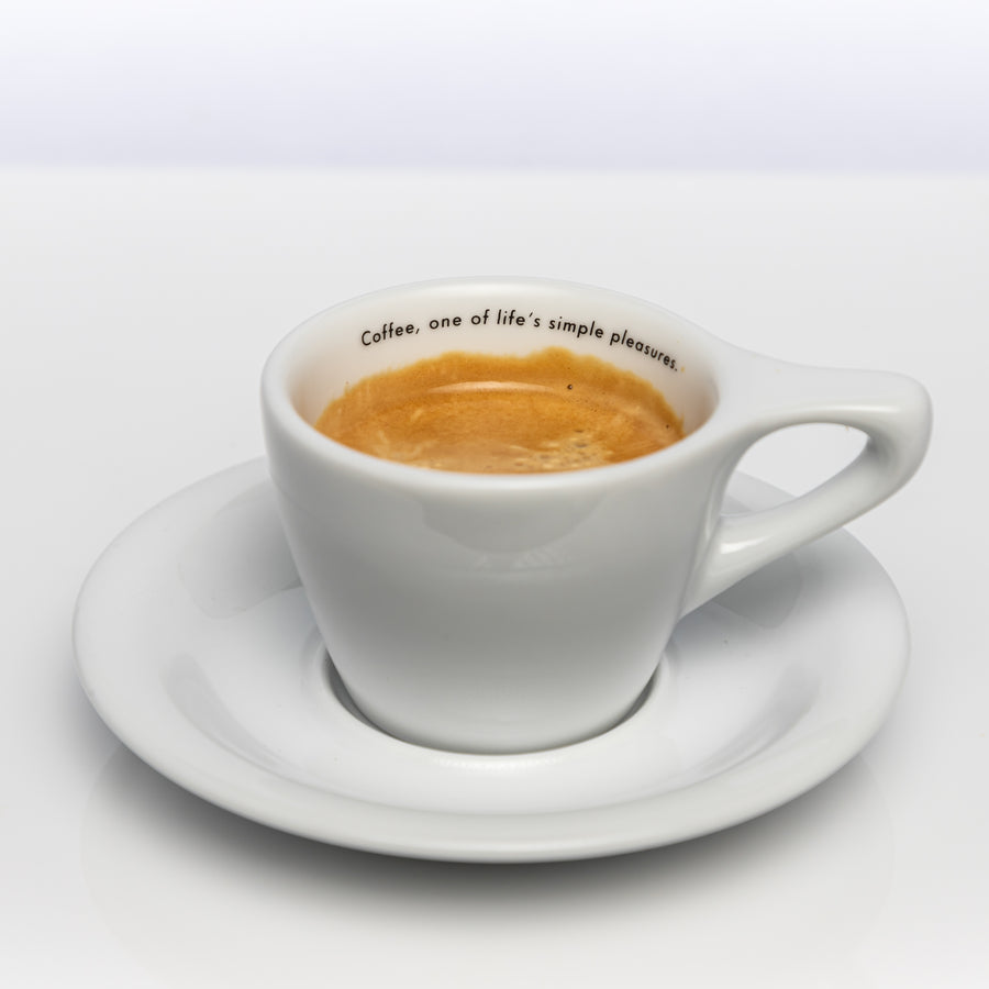 NotNeutral 3oz Espresso Cup + Saucer – Vigilante Coffee Company